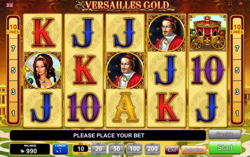 Review of Versailles Gold Slots: All Justifications (EGT)